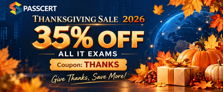 Passcert 2026 Thanksgiving Sale